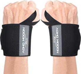 Wrist Wraps for Weightlifting, Wrist Cuffs Gym Lifting Straps for Men and Women, with Thumb Loops Comfort Wrist Brace, Support for Powerlifting, Crossfit, Weight Lifting