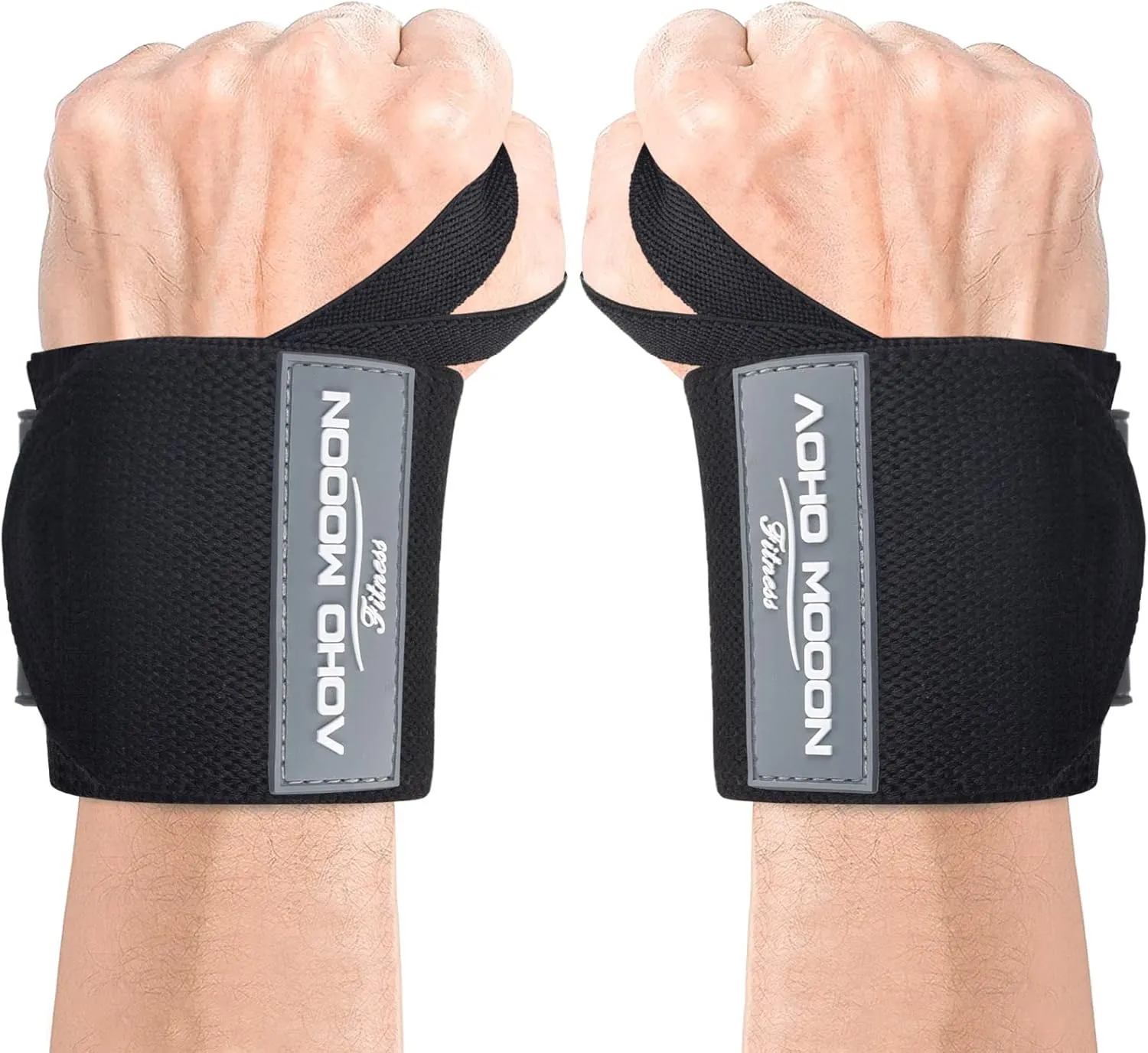 Wrist Wraps for Weightlifting, Wrist Cuffs Gym Lifting Straps for Men and Women, with Thumb Loops Comfort Wrist Brace, Support for Powerlifting, Crossfit, Weight Lifting