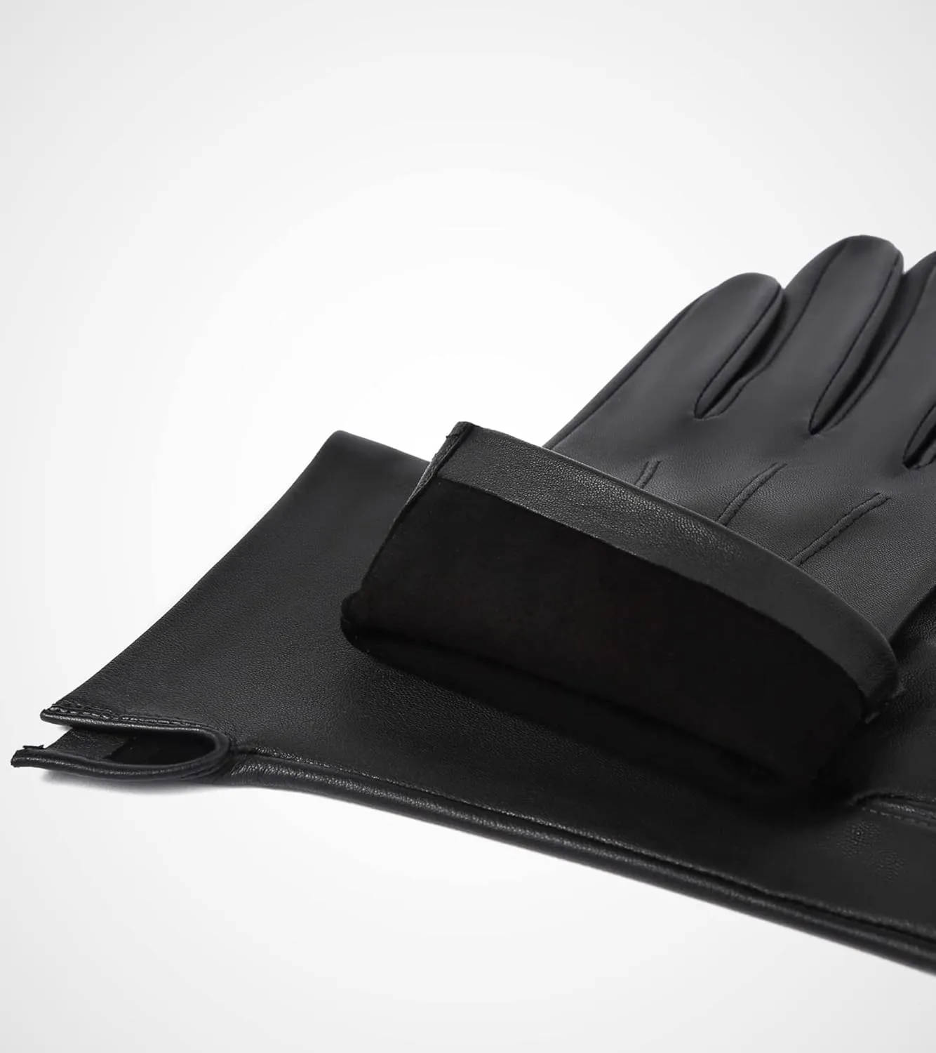 YISEVEN Women Unlined Leather Gloves Italian Lambskin