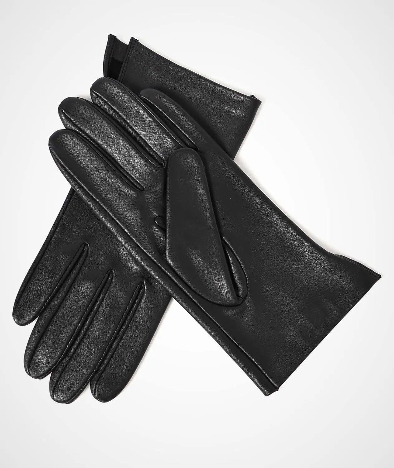 YISEVEN Women Unlined Leather Gloves Italian Lambskin