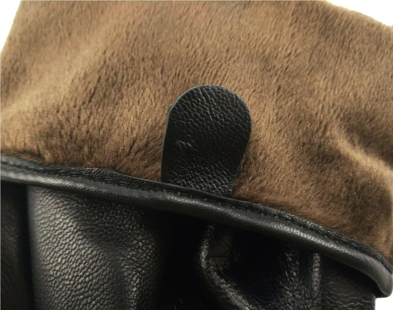 YISEVEN Women's Sheepskin Winter Driving Genuine Leather Gloves Lace Bow